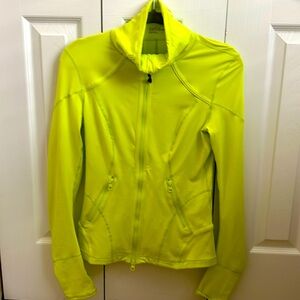 Zella zip up. Size small. Bright yellow.